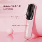 Peine alisador con iones negativos para un pelo suave, con brillo y sin frizz