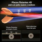 Placas flotantes 4D del secador alisador que se adaptan al mechón